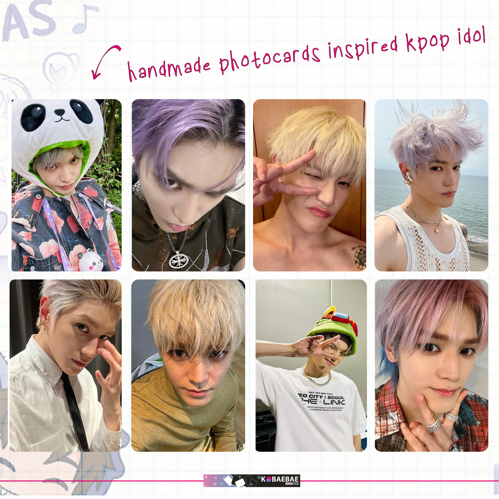 NeoUnit - Tae handmade photocards kpop inspired - Set 1