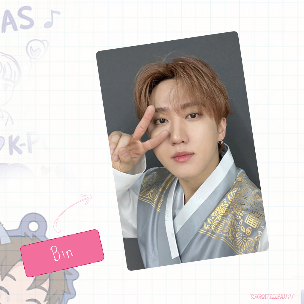 Skz - Chuseok 25 handmade photocards kpop inspired - Bias set