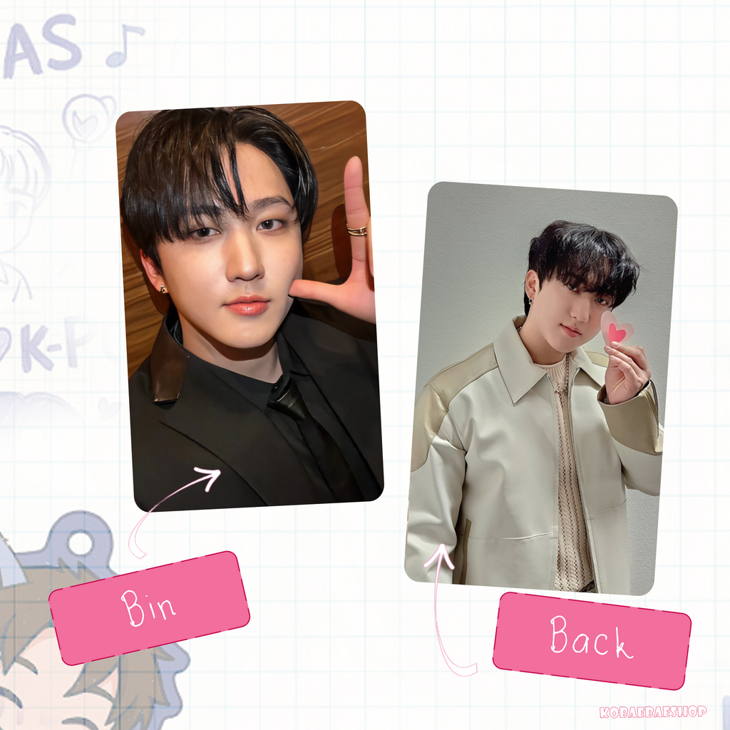 Skz - Be my Valentine Handmade photocards kpop inspired - Double side set