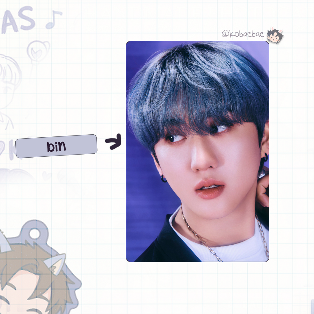 Skz - S.G. Handmade photocards kpop inspired - Street Kids Bias set