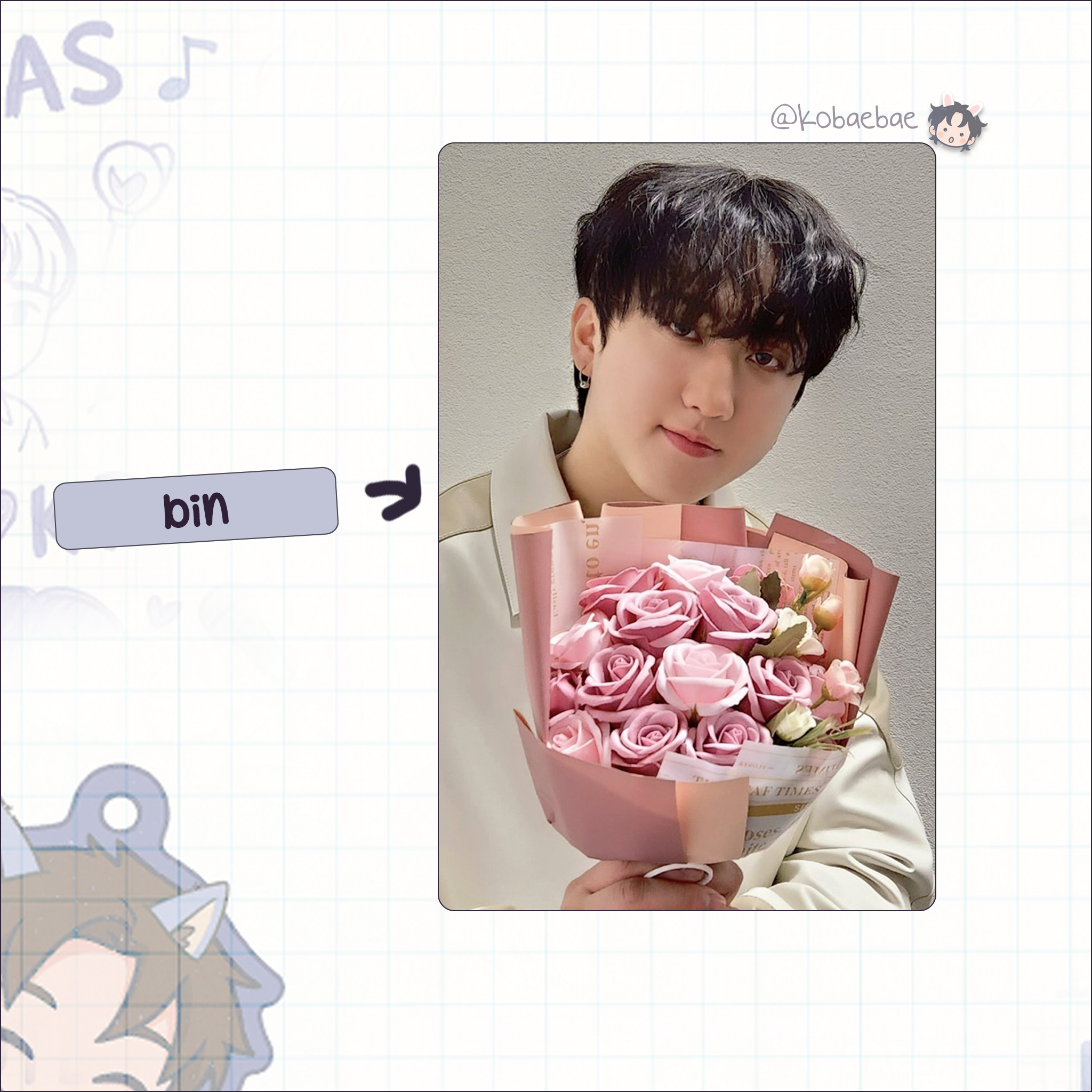 Skz - White Day set  handmade photocards kpop inspired - Holo set 1
