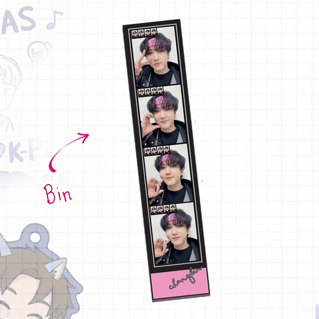 Skz – Handmade Filmstrips | Satin Photo Card Strip (One Side Print) set 1