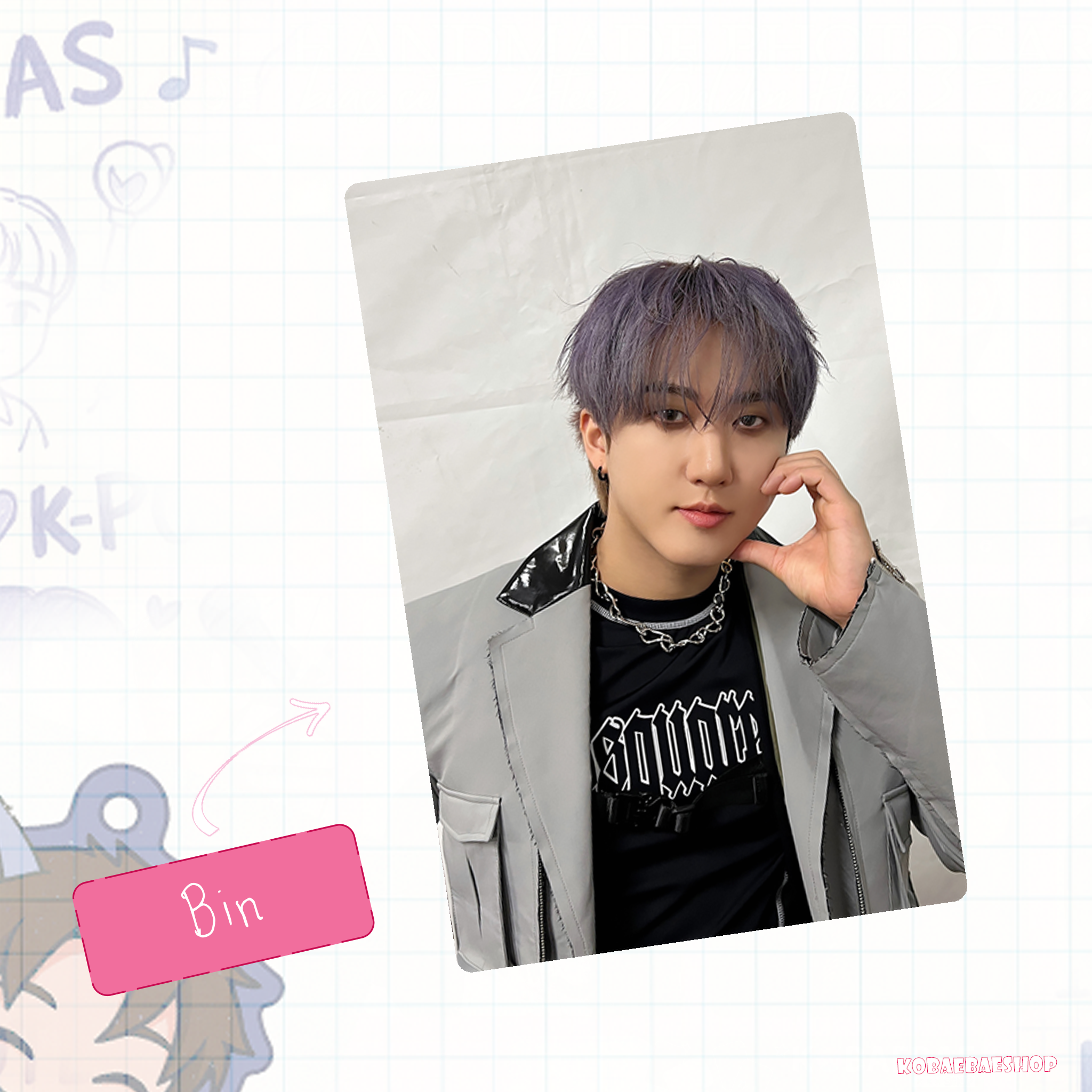 Skz - Ate Handmade photocards kpop inspired - Tube set