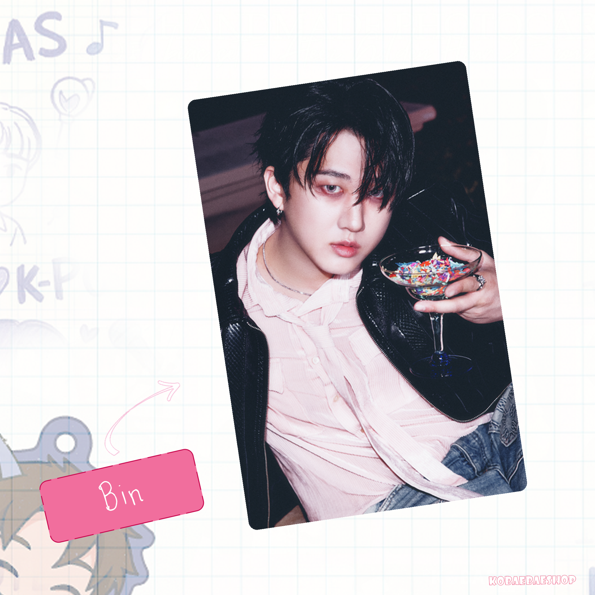 Skz - Doit  handmade photocards kpop inspired - Bias set 2