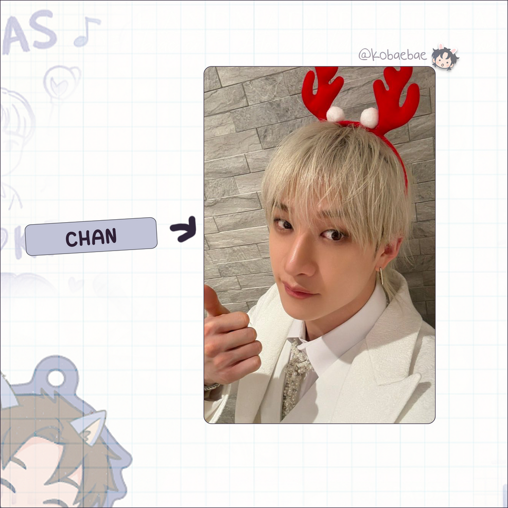 Skz - Handmade photocards kpop inspired - Christmas Calendar Bias Set