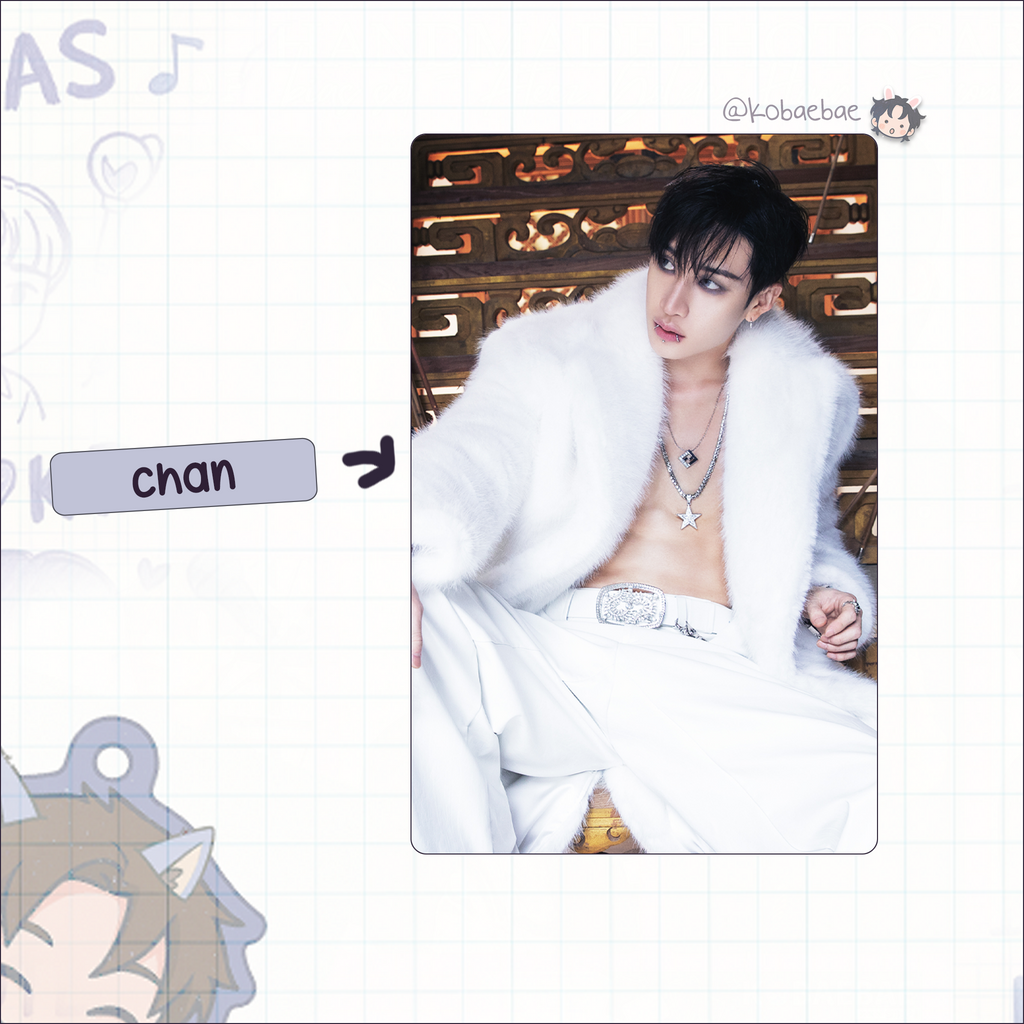 Skz - H.o.p Handmade photocards kpop inspired - Bias set 3