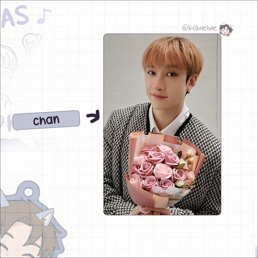 Skz - White Day set  handmade photocards kpop inspired - Holo set 1