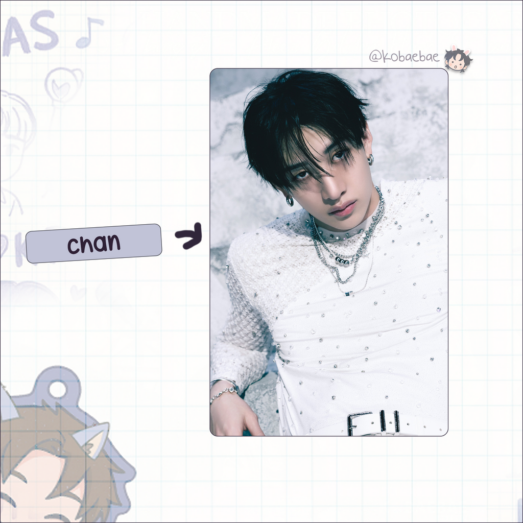 Skz - G.i.a.n.t. Handmade photocards kpop inspired - Sub Solo