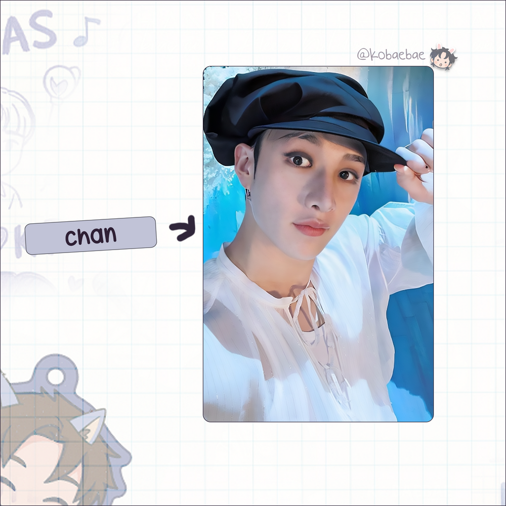Skz - Handmade photocards kpop inspired - M.elon set 1