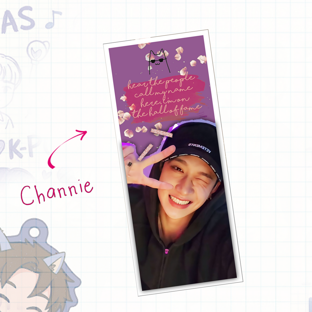 Skz -  Handmade Edit Bookmarks inspired Kpop | double side - set 6