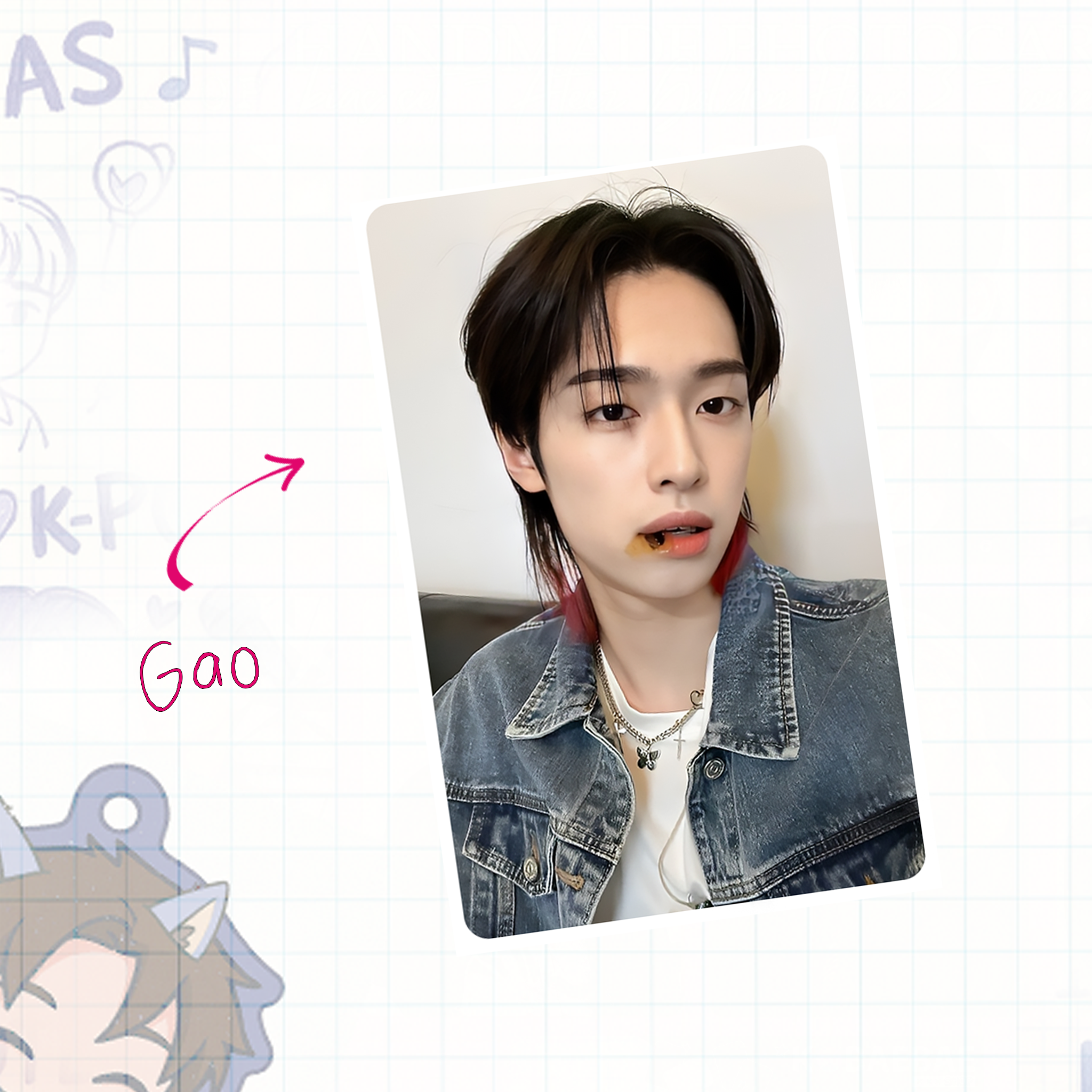 XHR - Ot6 handmade photocards kpop inspired - Set 1