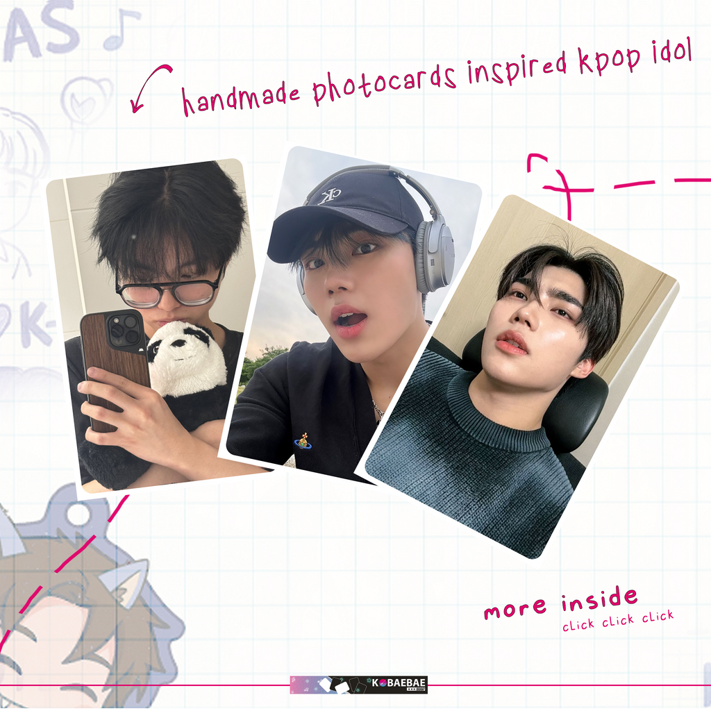 Zb1 - Gunie Handmade photocards kpop inspired - Bias Set 1