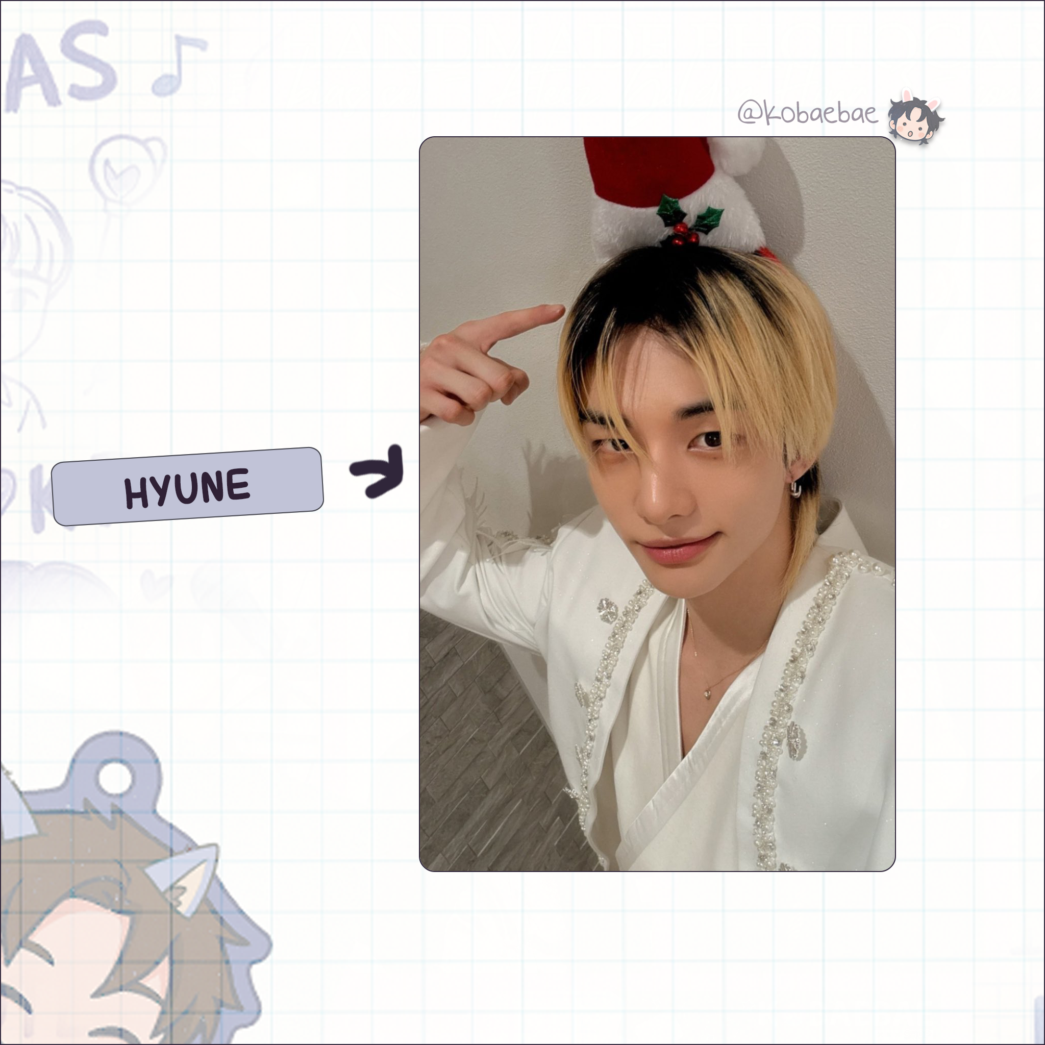 Skz - Handmade photocards kpop inspired - Christmas Calendar Bias Set