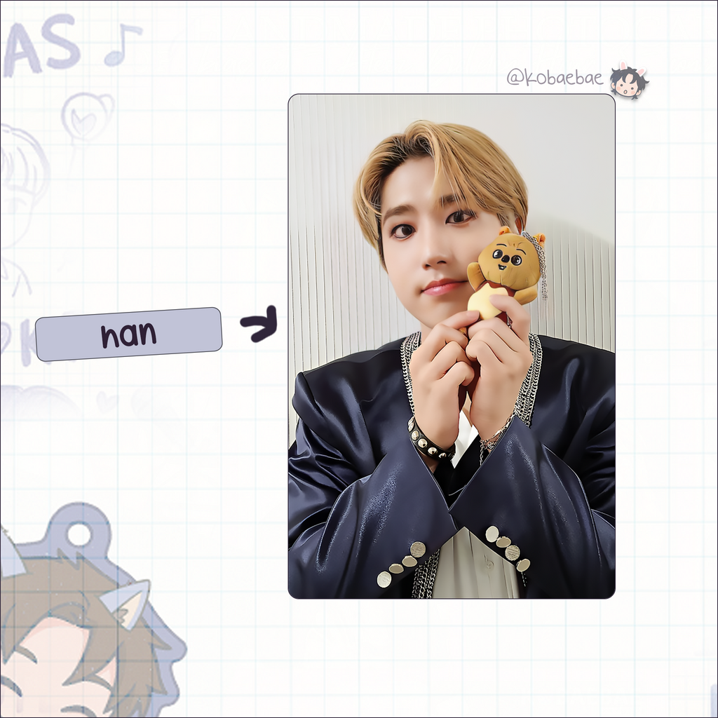 Skz - Handmade photocards kpop inspired - Selfie with Skzoo set 1