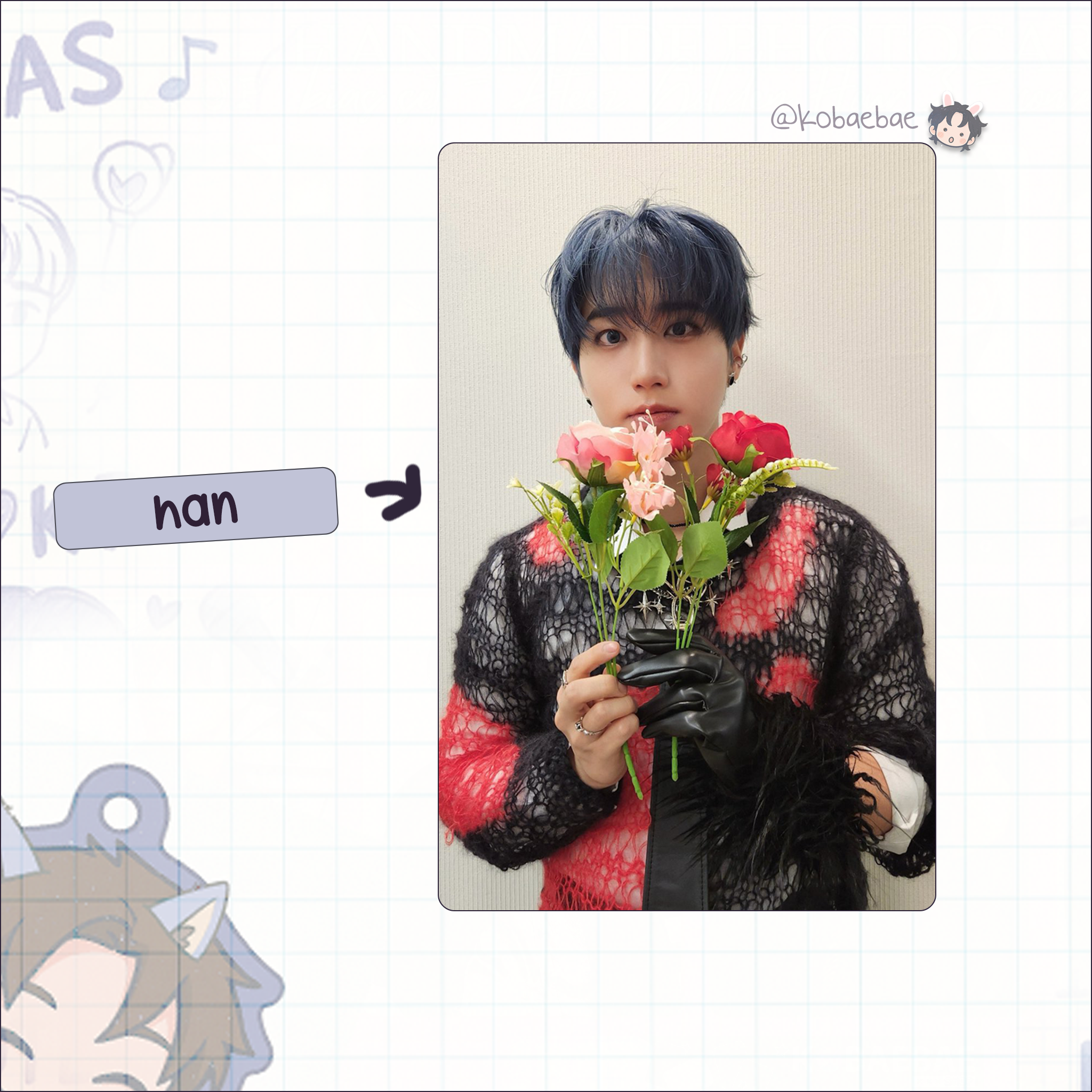 Skz - White Day set  handmade photocards kpop inspired - Holo set 2
