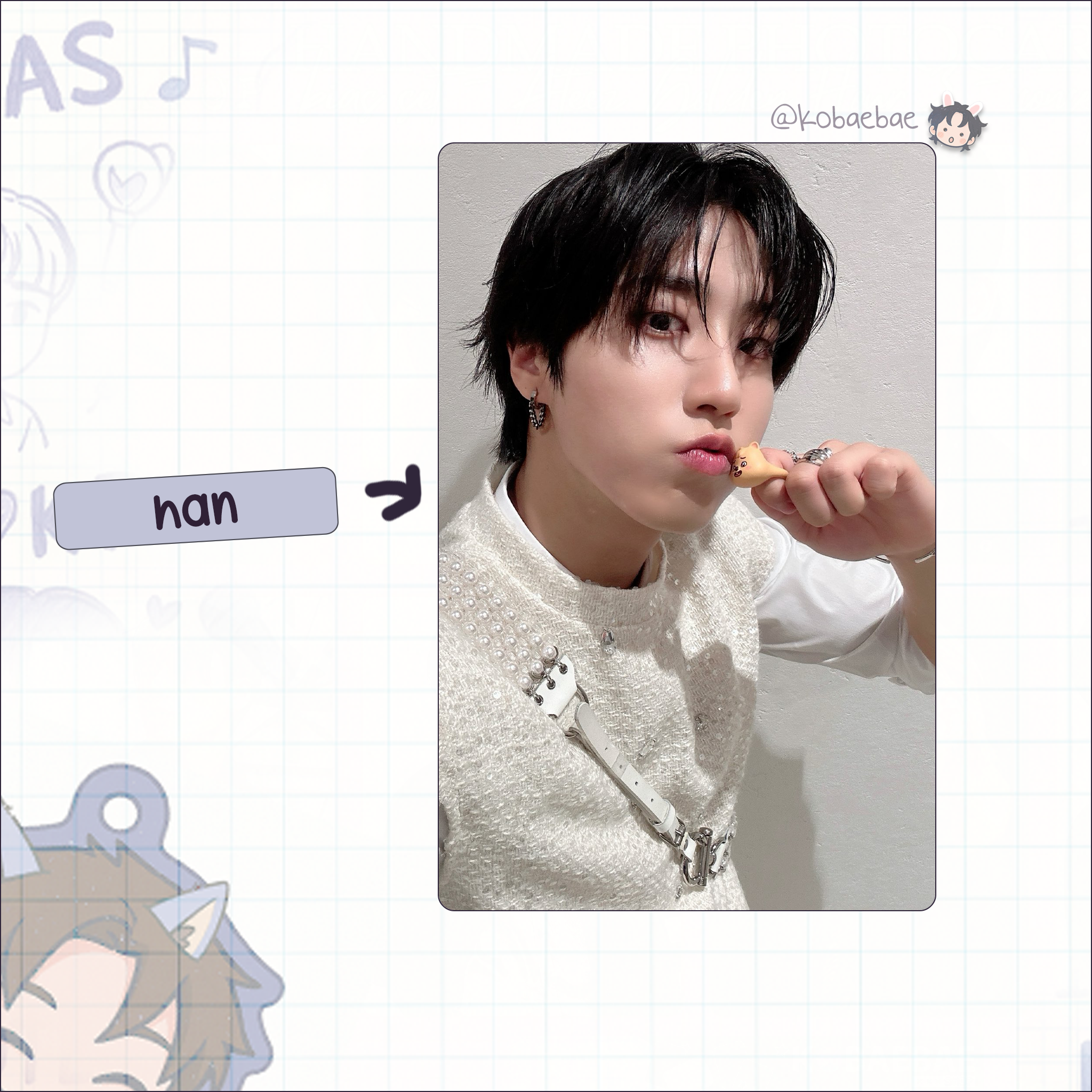 Skz - Handmade photocards kpop inspired - Skzoo Ring