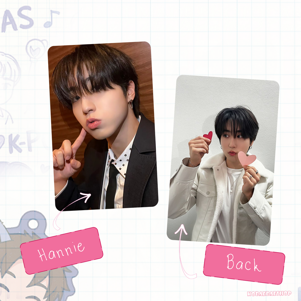 Skz - Be my Valentine Handmade photocards kpop inspired - Double side set