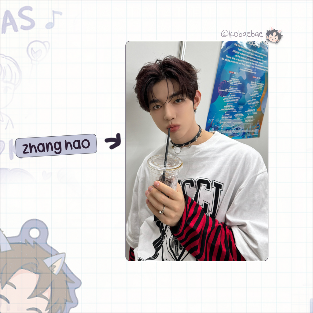 Zb1 - Summer Son. Handmade photocards kpop inspired - Bias set Tokyo ot9