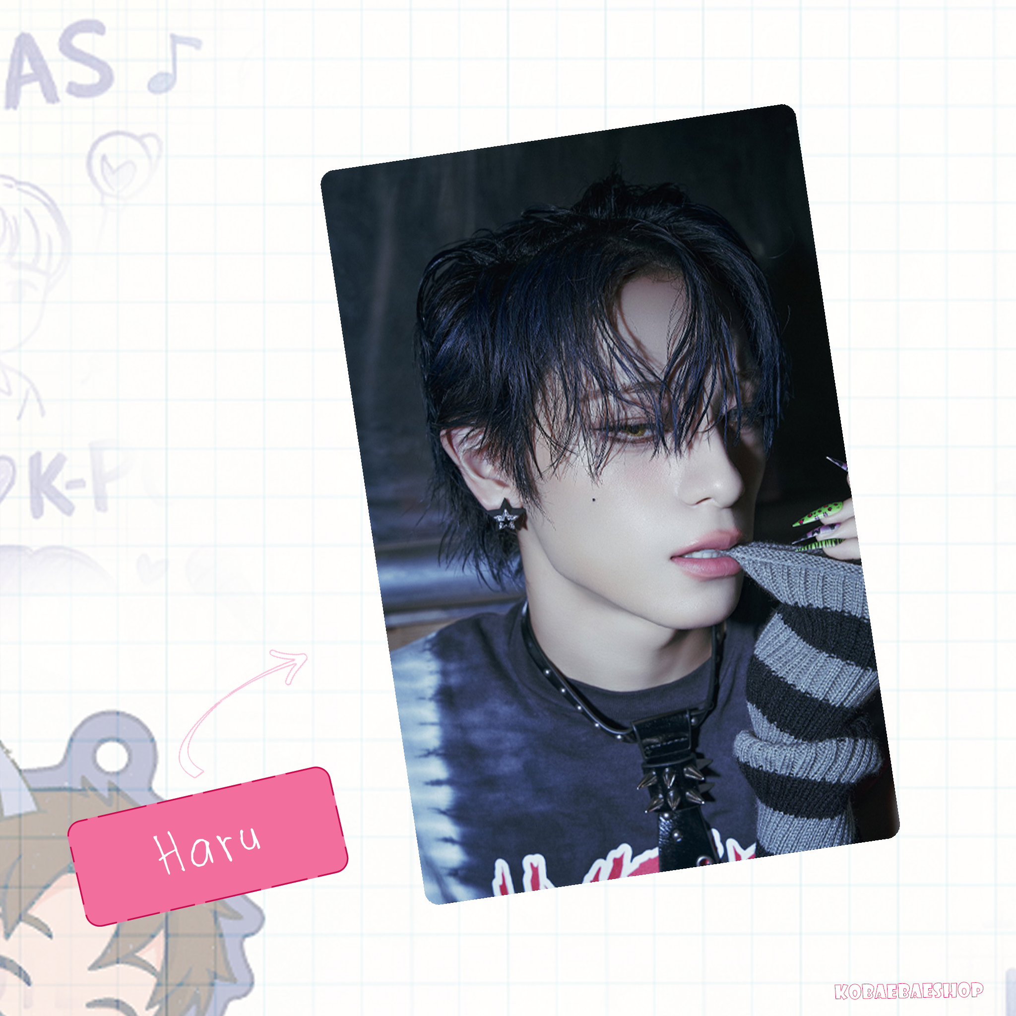 Xlov - Mini Album Handmade photocards kpop inspired - Bias Set 5