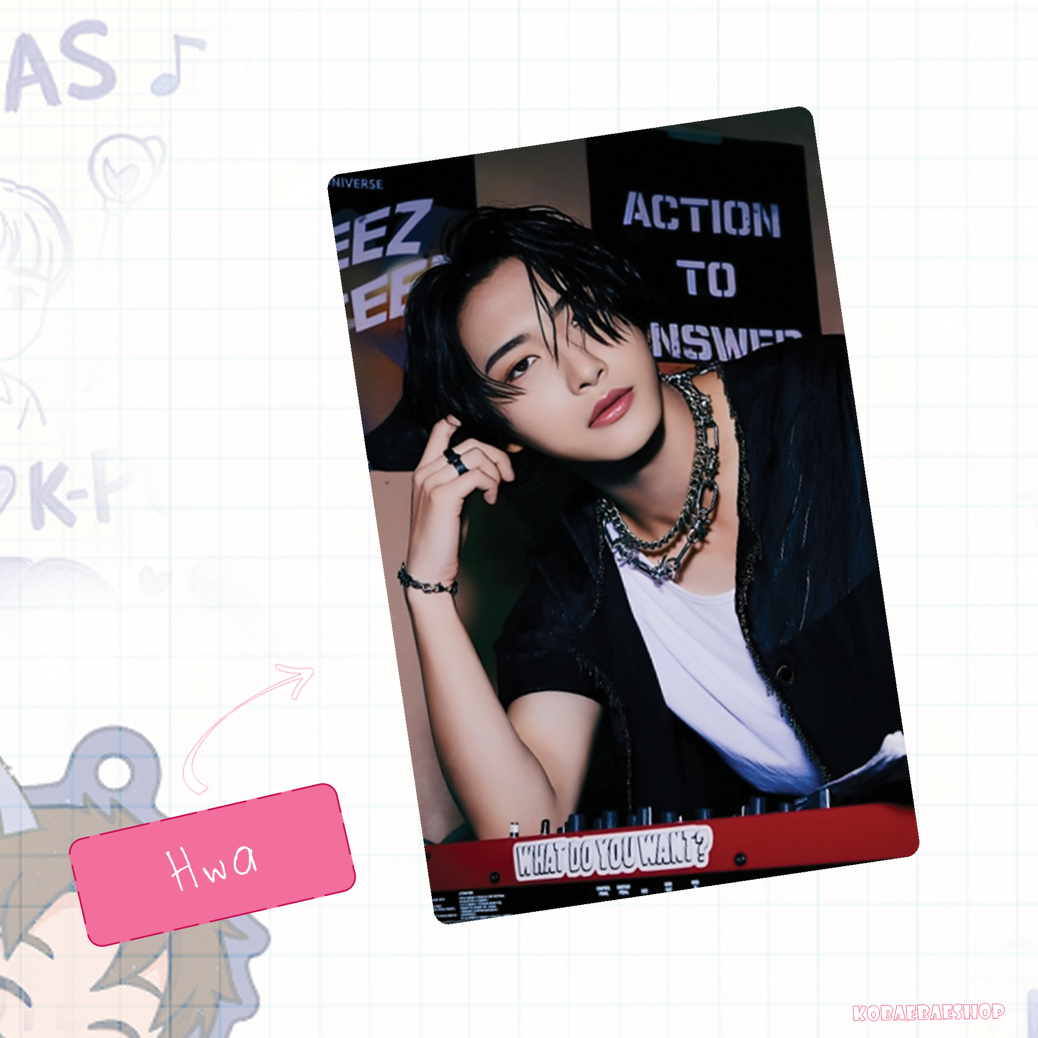 Atz - Backstage Rockin' Handmade photocards kpop inspired - Bias set