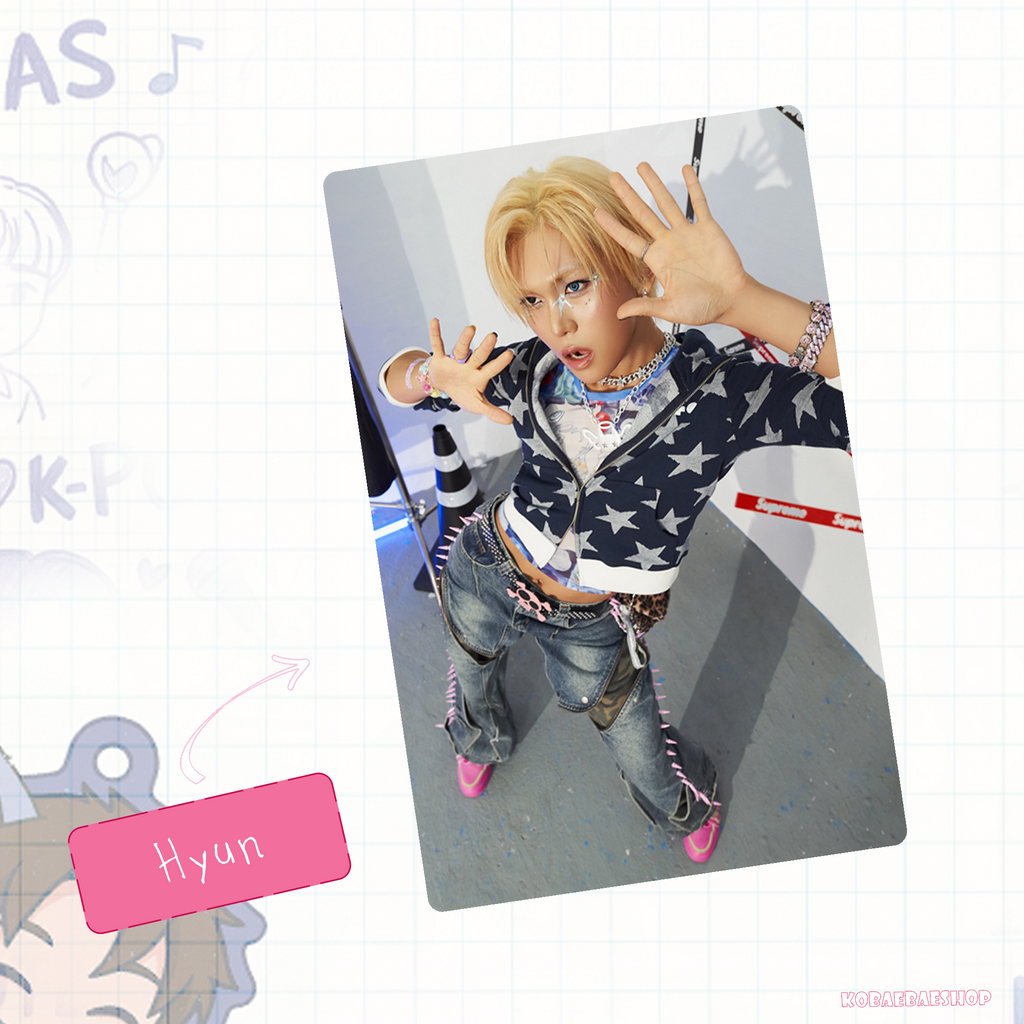 Xlov - Mini Album Handmade photocards kpop inspired - Bias Set 4