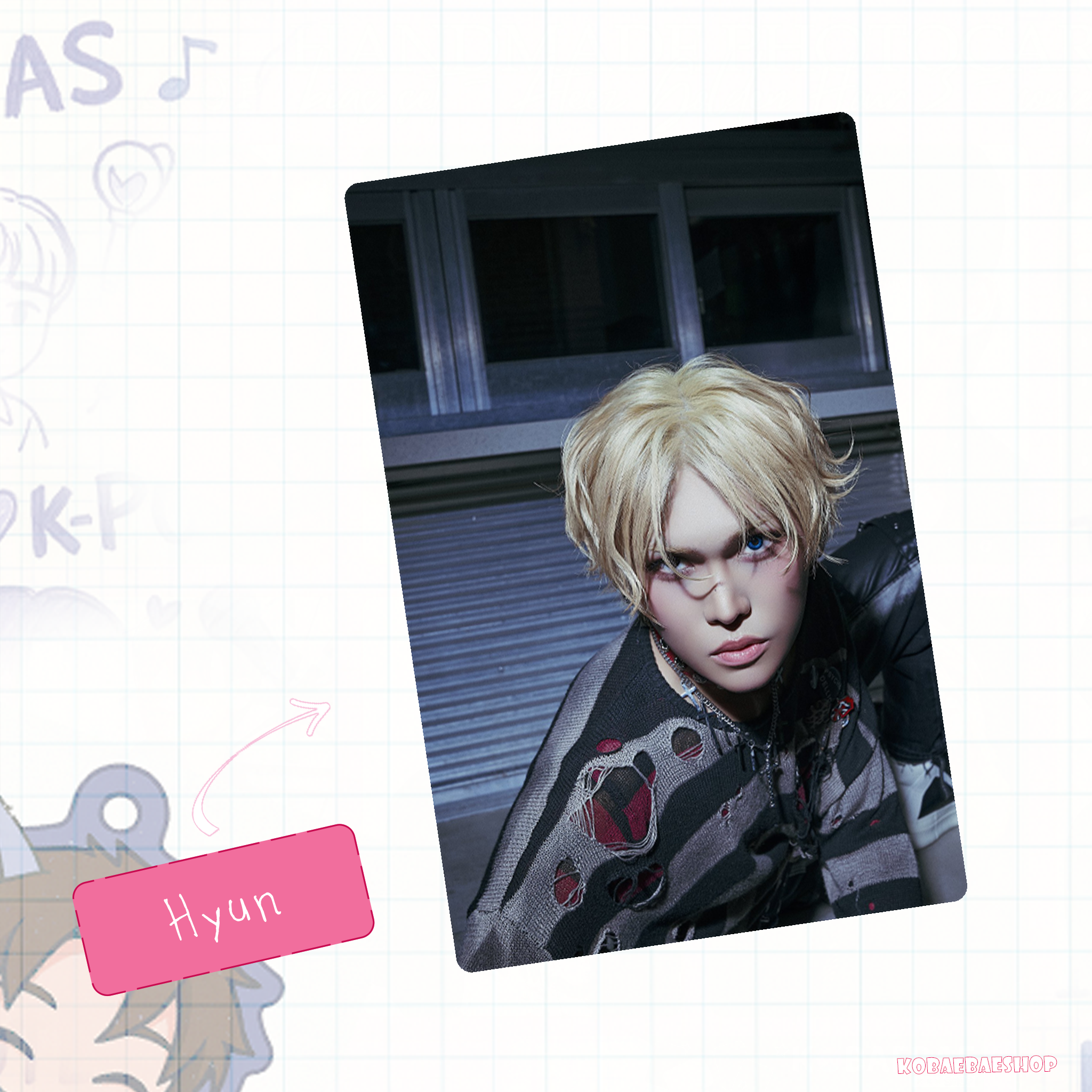 Xlov - Mini Album Handmade photocards kpop inspired - Bias Set 5