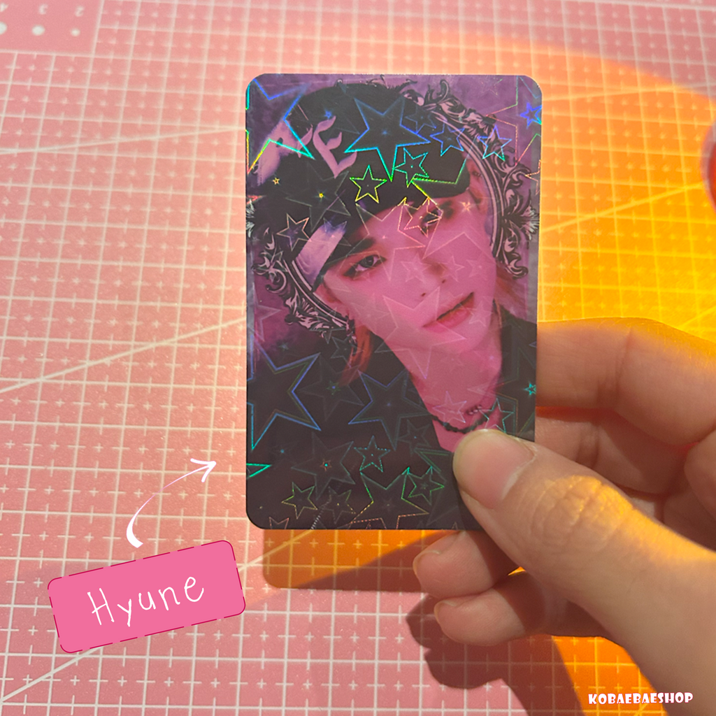 Skz - Dome Handmade photocards kpop inspired - holographic Bias Set 1