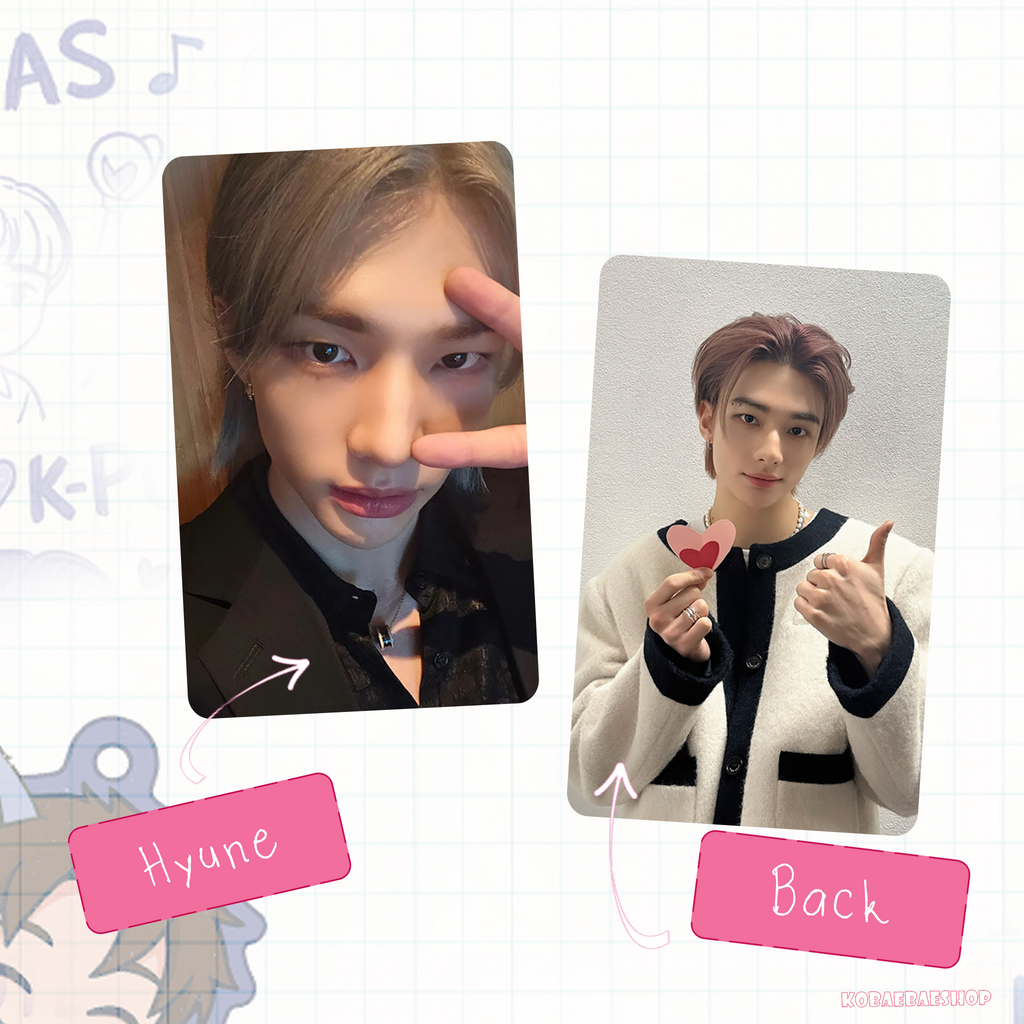 Skz - Be my Valentine Handmade photocards kpop inspired - Double side set