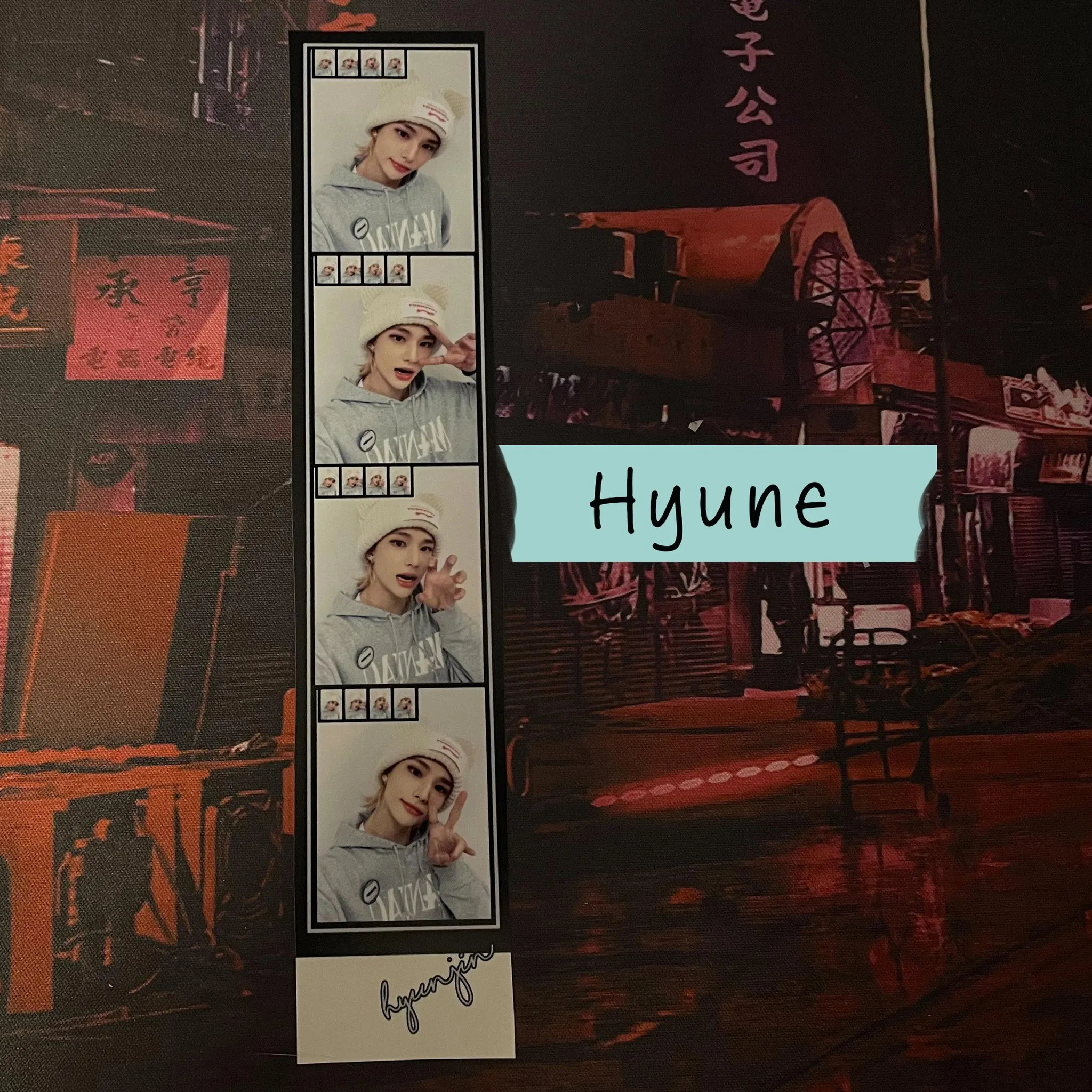 Skz - OT8 handmade film strips - Gift for fan