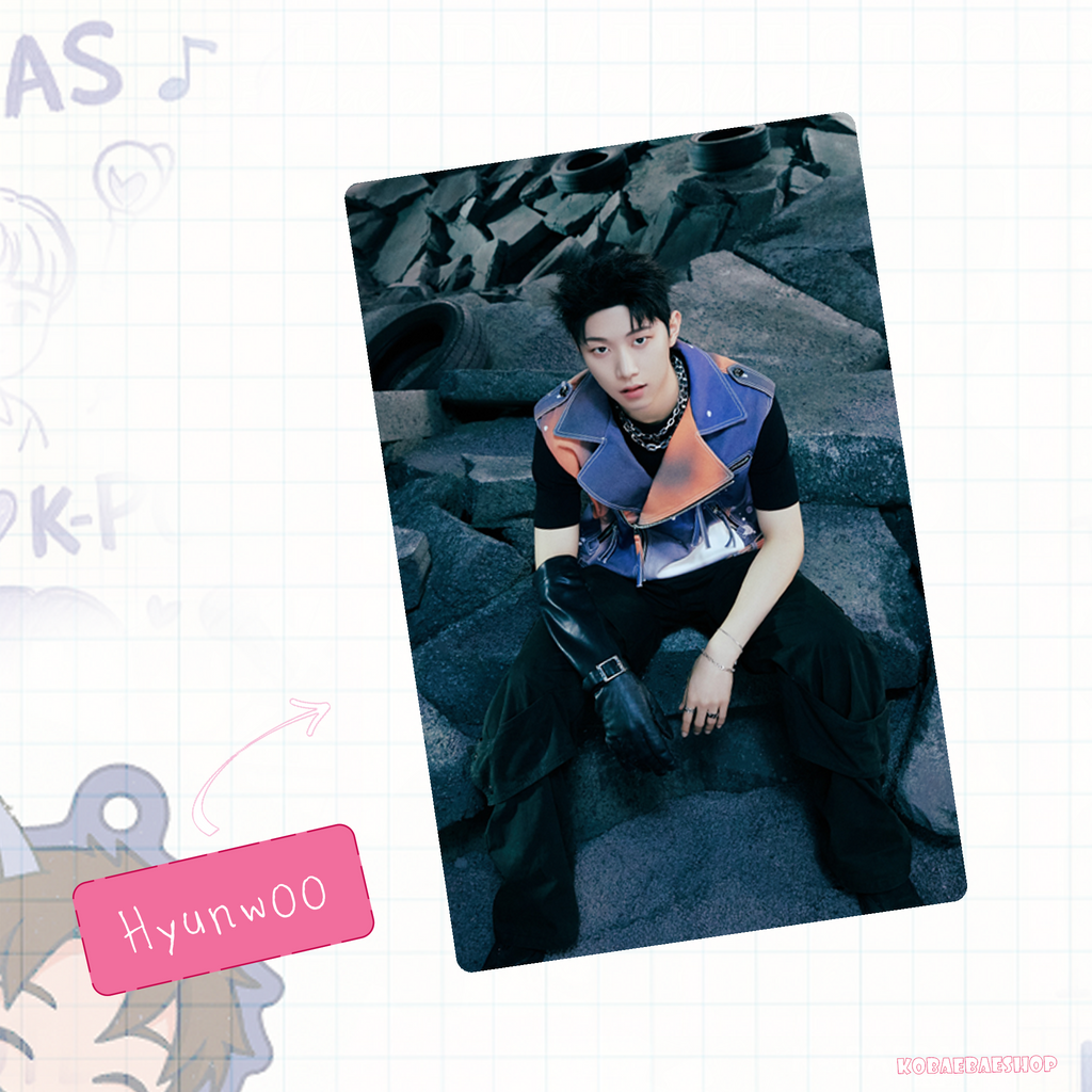 Xkrs - Watch Out (Hik. vers) Handmade photocards kpop inspired - Bias set