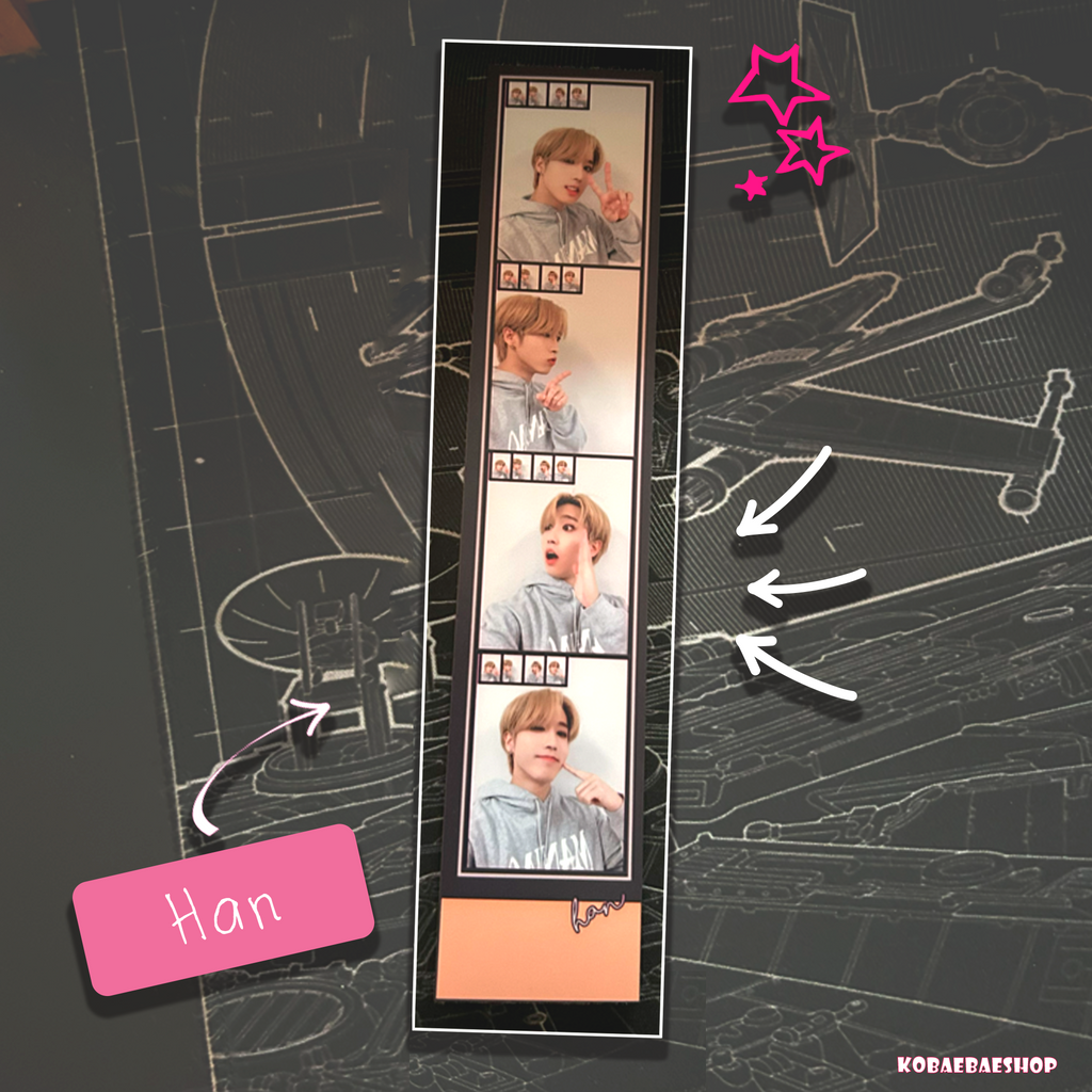 Skz – Handmade Filmstrips | Satin Photo Card Strip (One Side Print) set 1