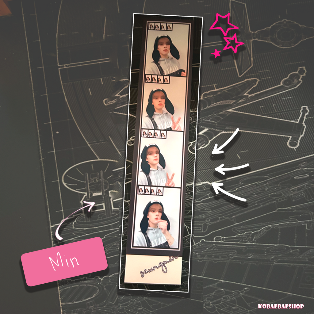 Skz – Handmade Filmstrips | Satin Photo Card Strip (One Side Print) set 1