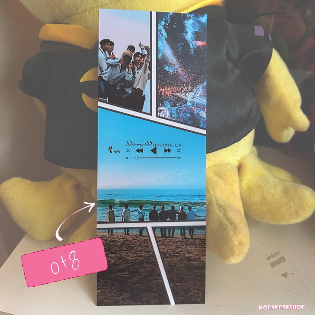 Skz -  Handmade edit Bookmarks | Retro Posterized Art Style - set 3