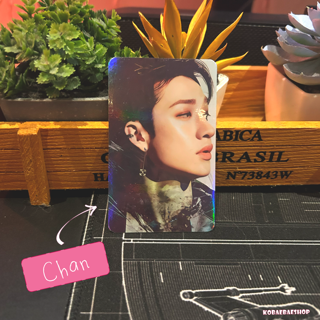 Skz - Wolf Handmade photocards kpop inspired - Bias Set - Rainbow Holo