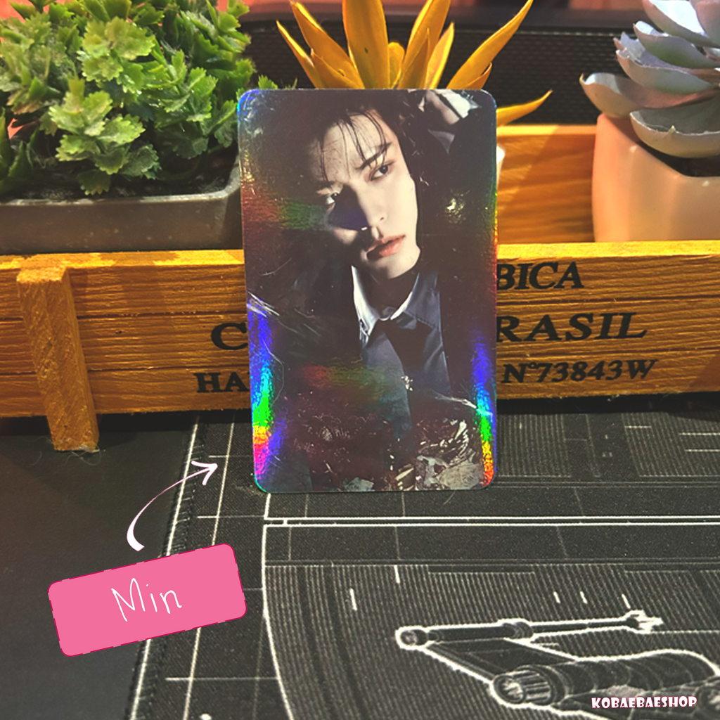 Skz - Wolf Handmade photocards kpop inspired - Bias Set - Rainbow Holo