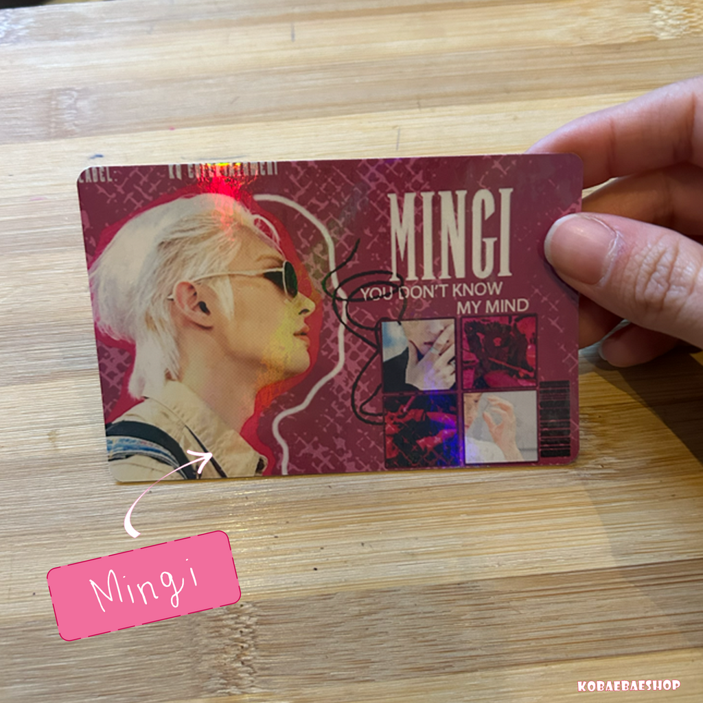 Atz Handmade Holographic Postcards – A6 Fanmade Kpop Inspired (OT8)