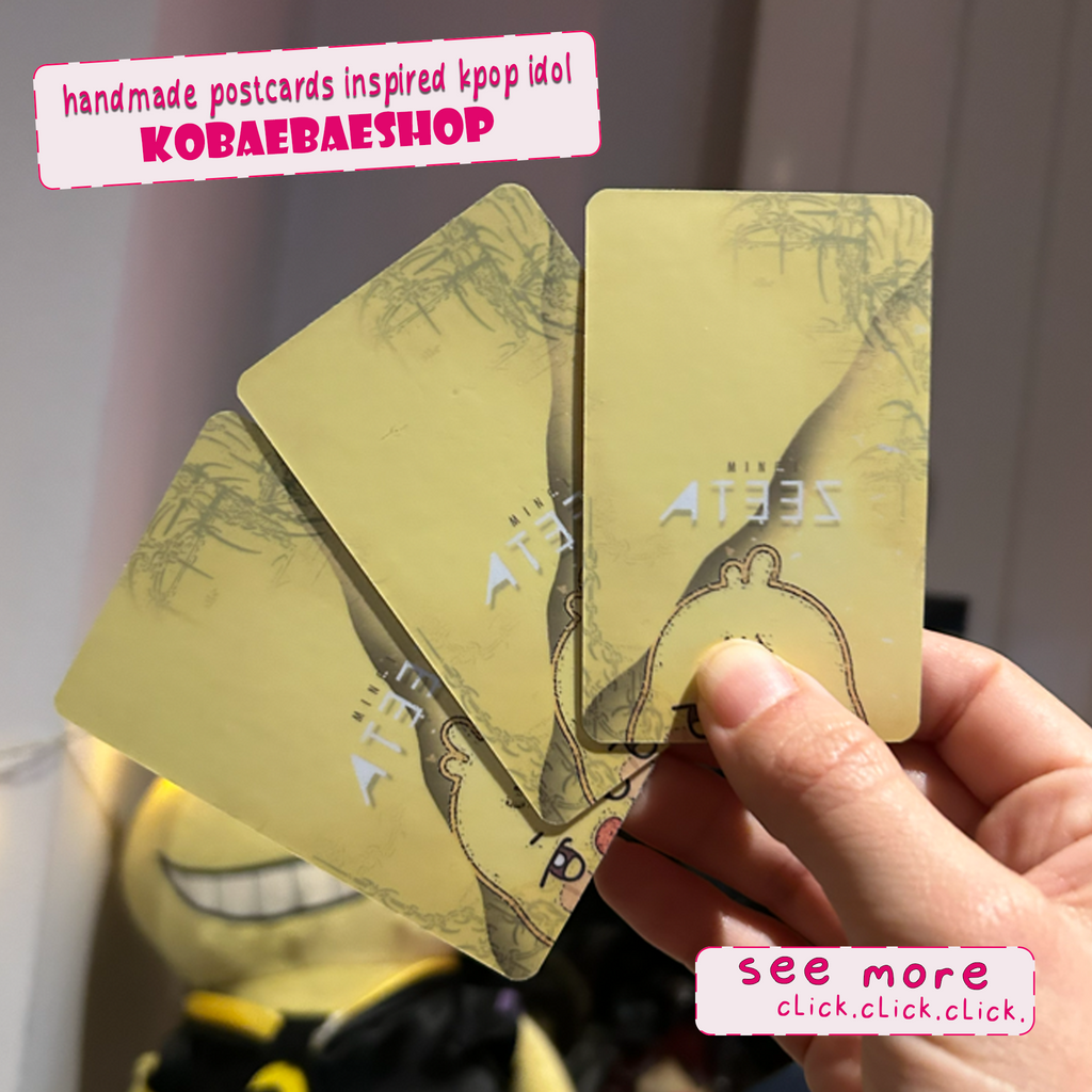 Atz - Mingi Handmade photocards kpop inspired - Bias Set 2