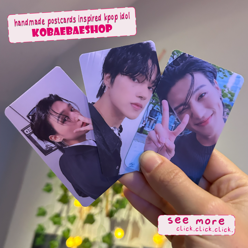 Atz - Woo Handmade photocards kpop inspired - Bias Set 2