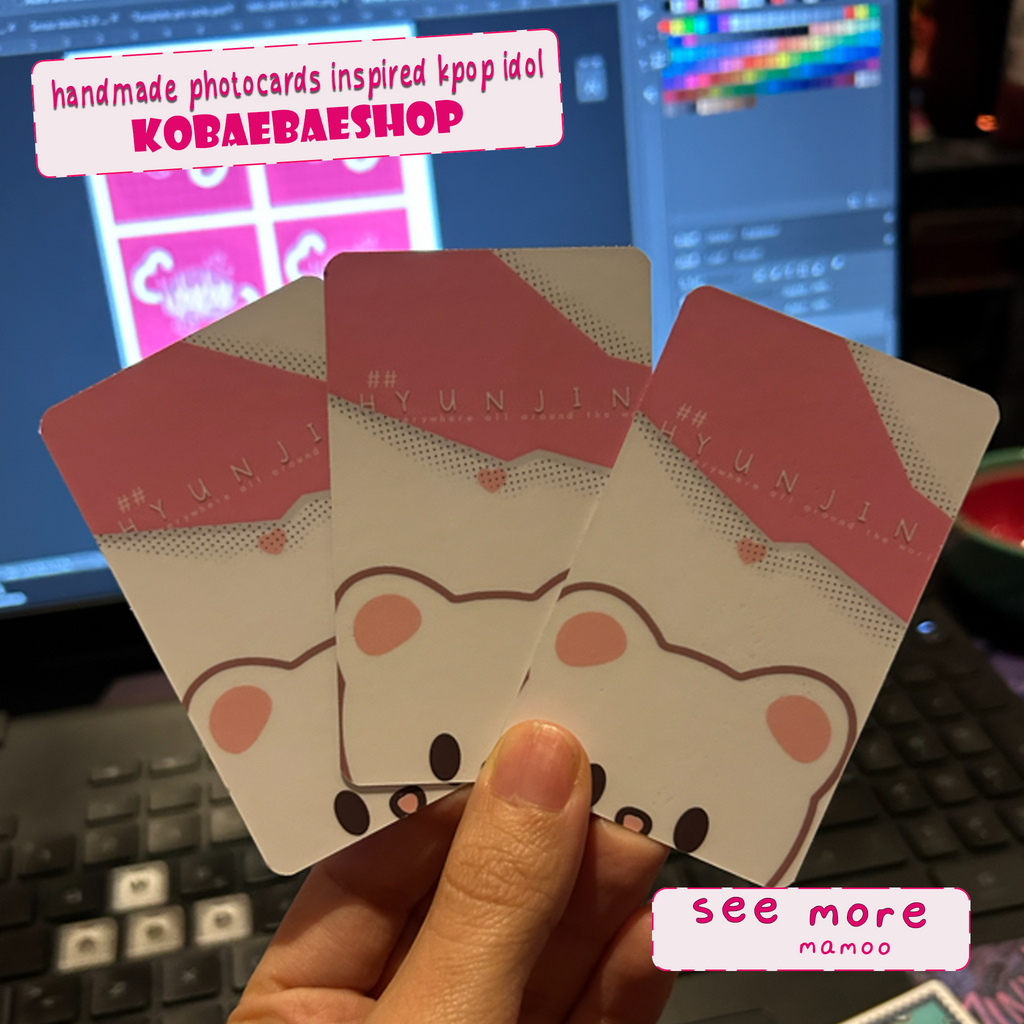 Skz - Hyune handmade photocards kpop inspired - Set 1
