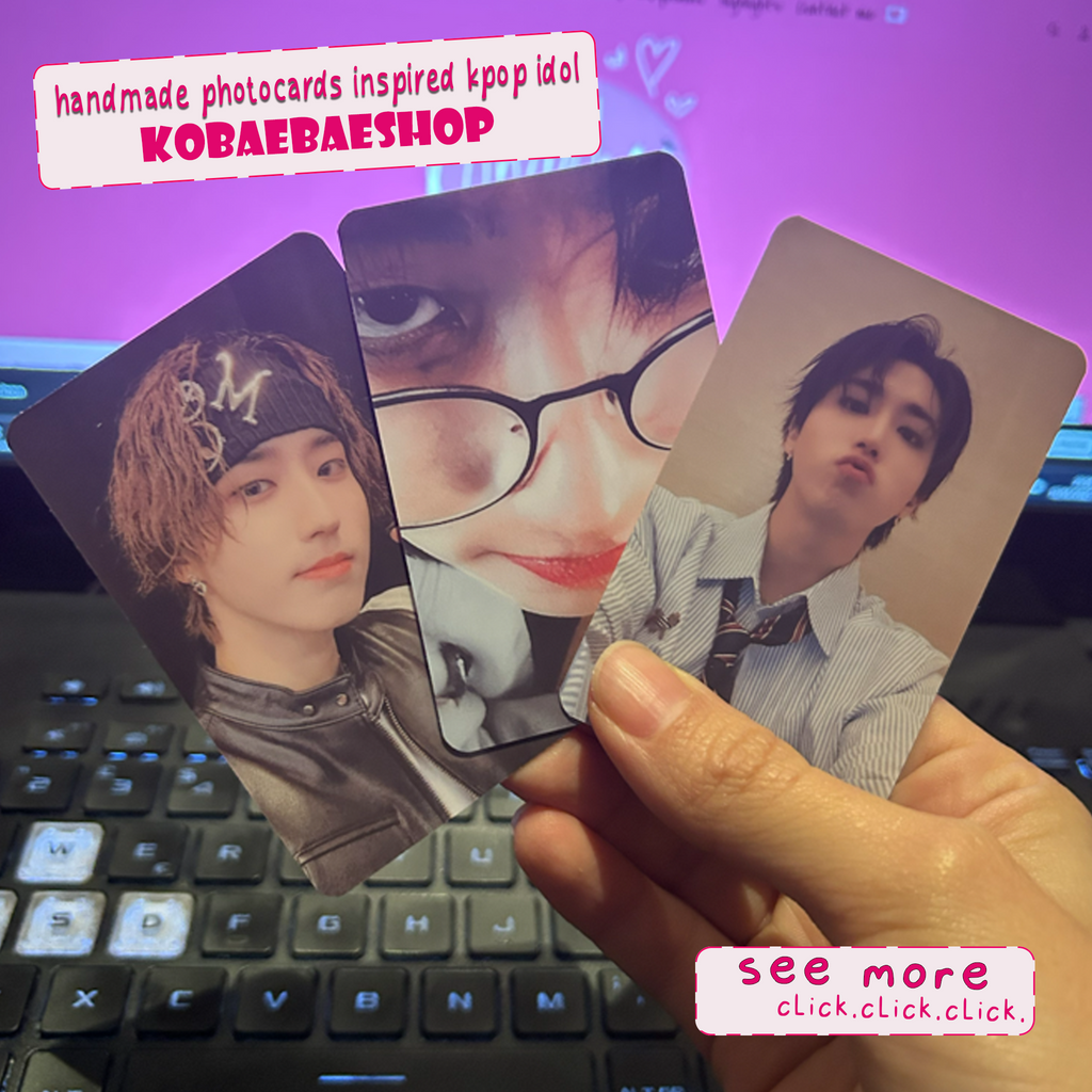 Skz - Han handmade photocards kpop inspired - Set 2