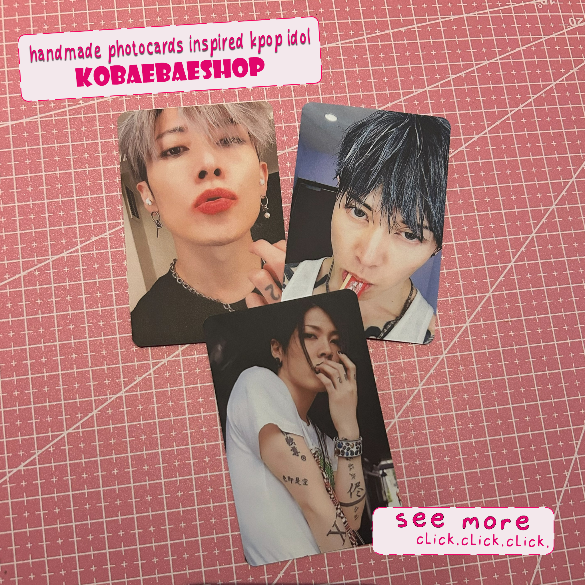 Miyavi - handmade photocards kpop inspired - Set 1