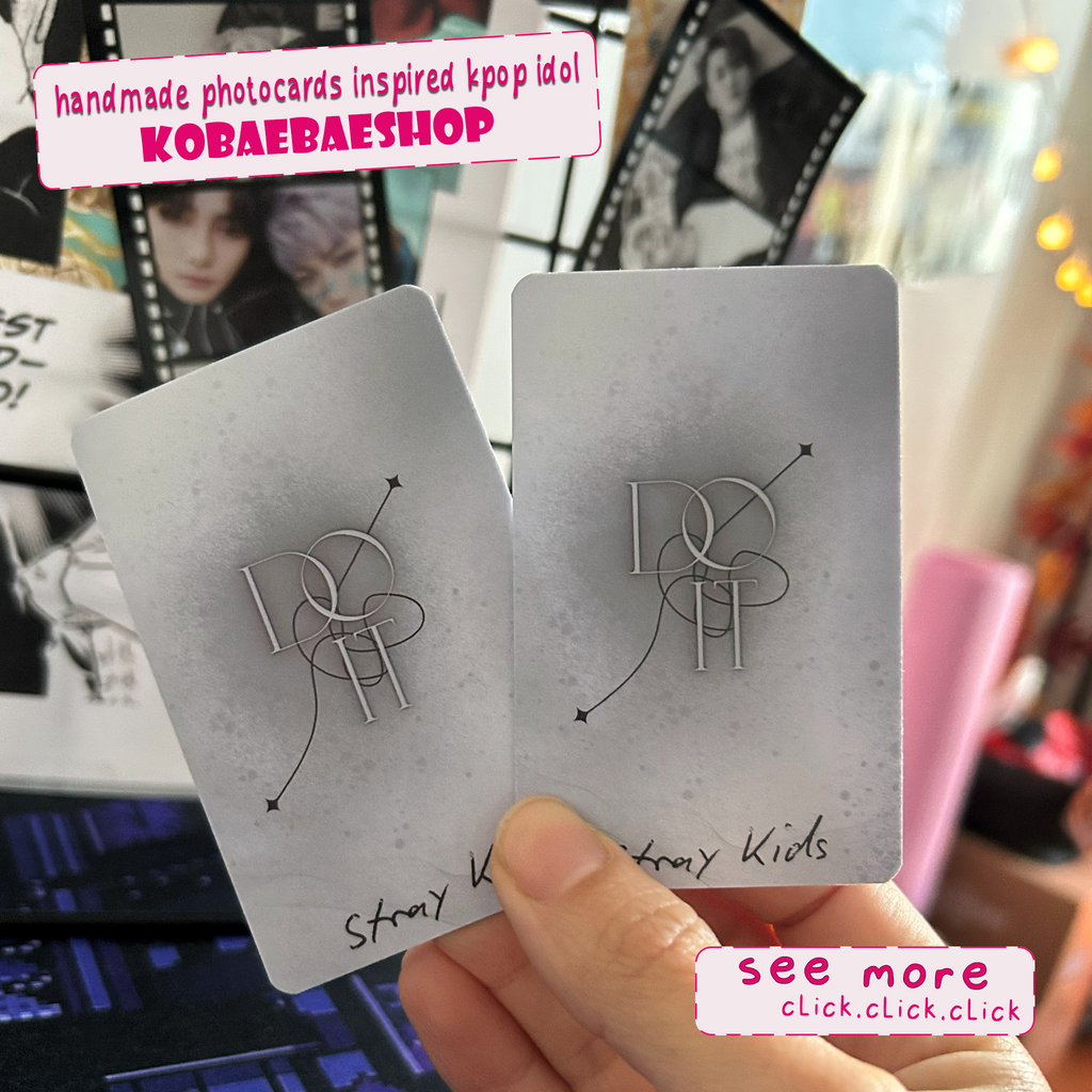 Skz - Doit  handmade photocards kpop inspired - Double set 1