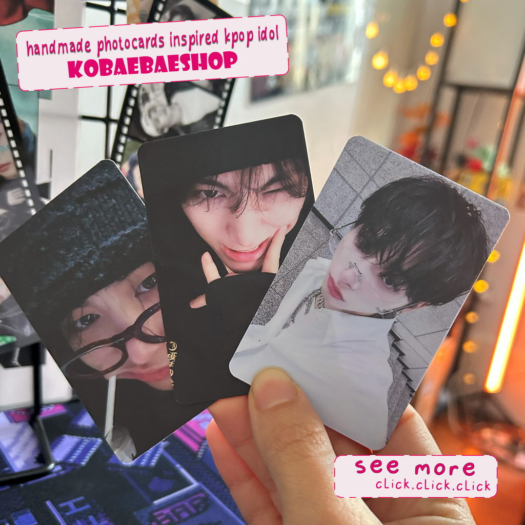 Boynextdoor - Taesan handmade photocards kpop inspired - Set 1