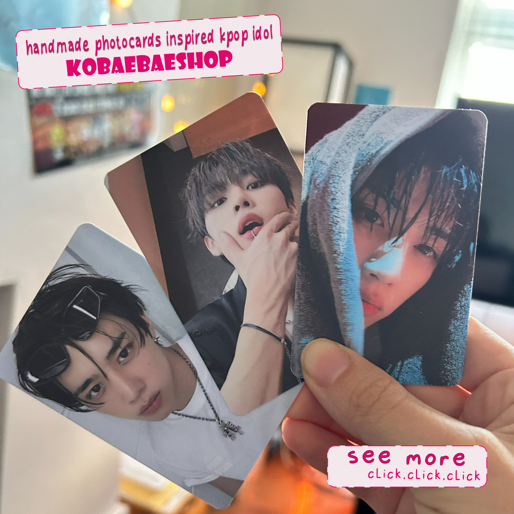 The Boyz - Sunwoo handmade photocards kpop inspired - Set 1