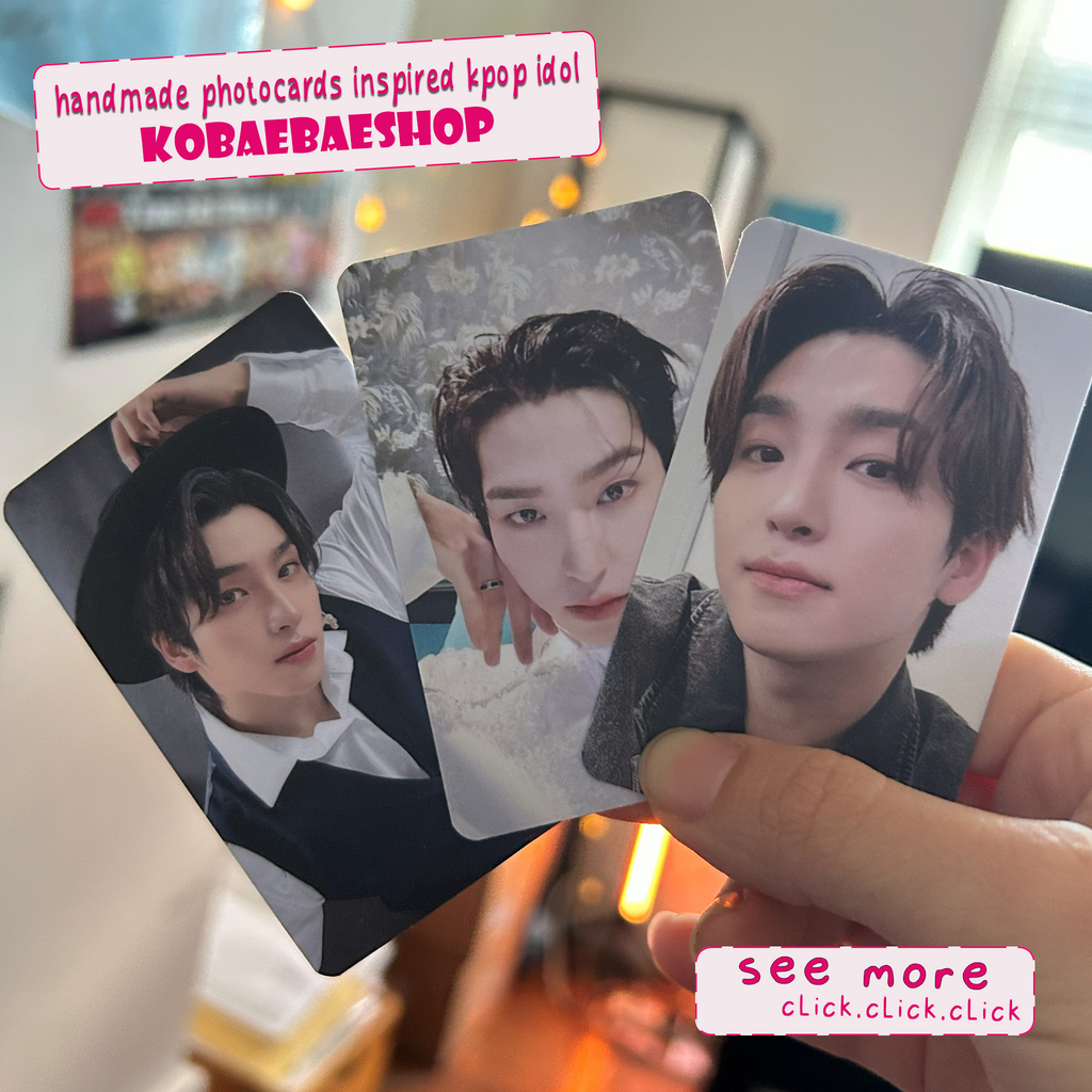 The Boyz - Sangyeon handmade photocards kpop inspired - Set 1