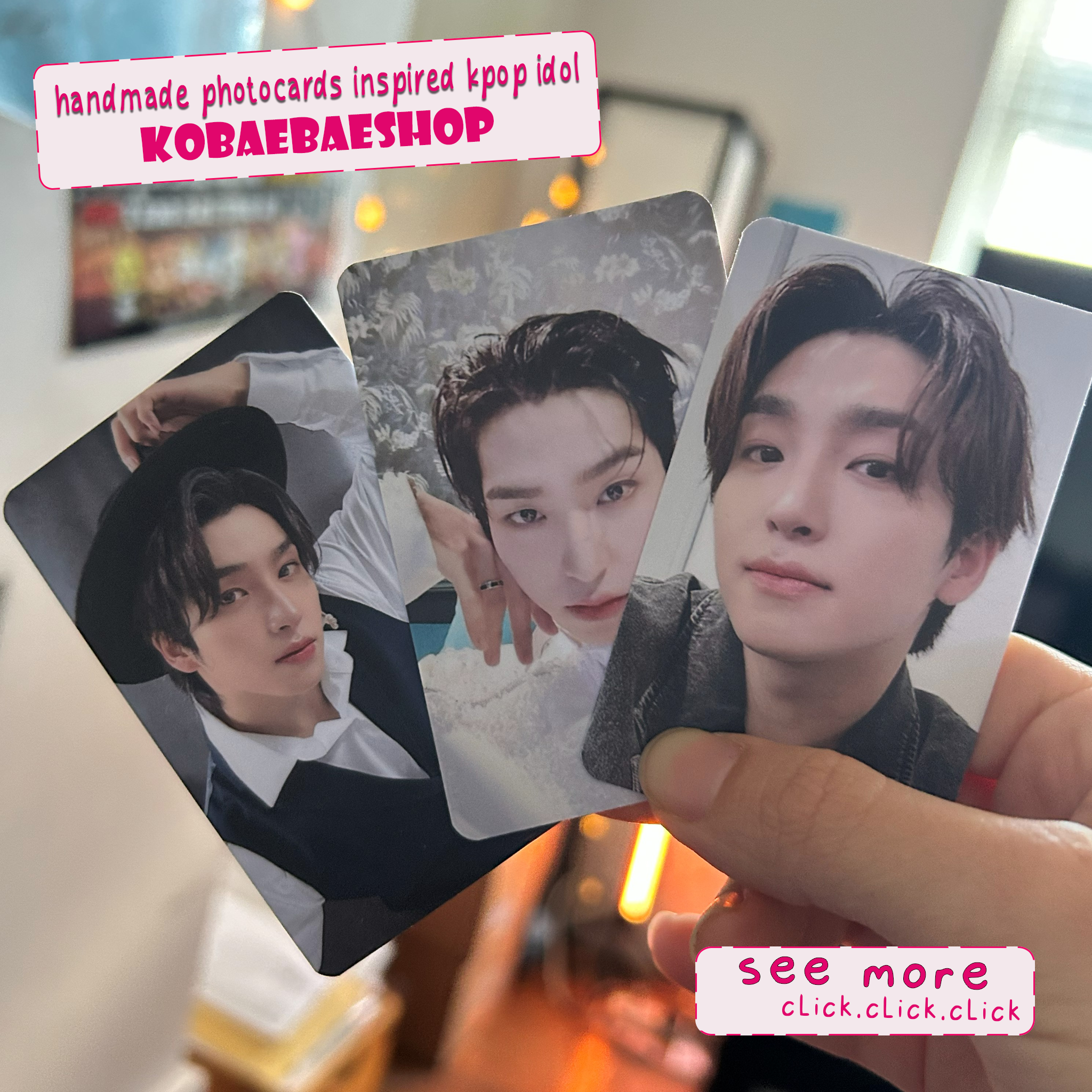 The Boyz - Sangyeon handmade photocards kpop inspired - Set 1