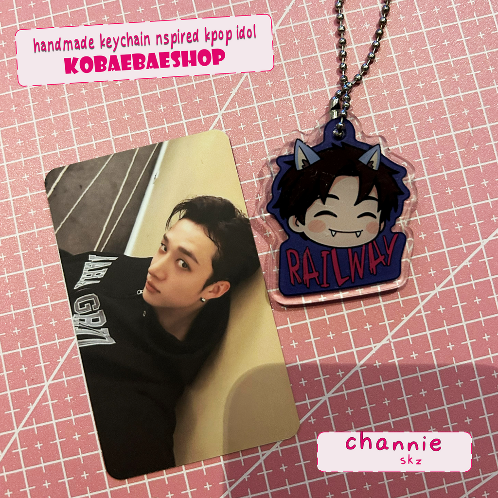 SKZ Inspired Keychain - Chan Design - Kpop Fan Gift - Fanmade Merch
