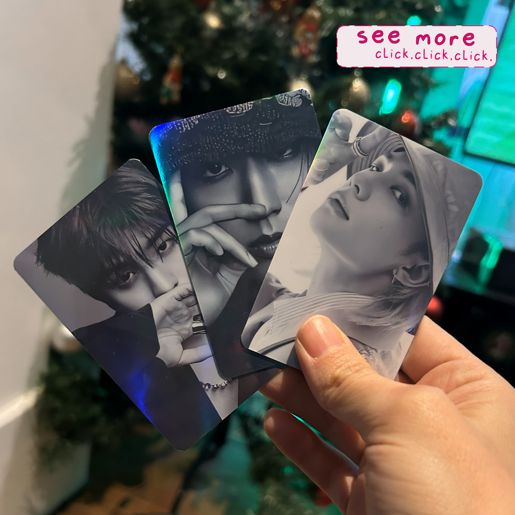 Skz - Rainbow holo set  handmade photocards kpop inspired - Harper's Bazaar