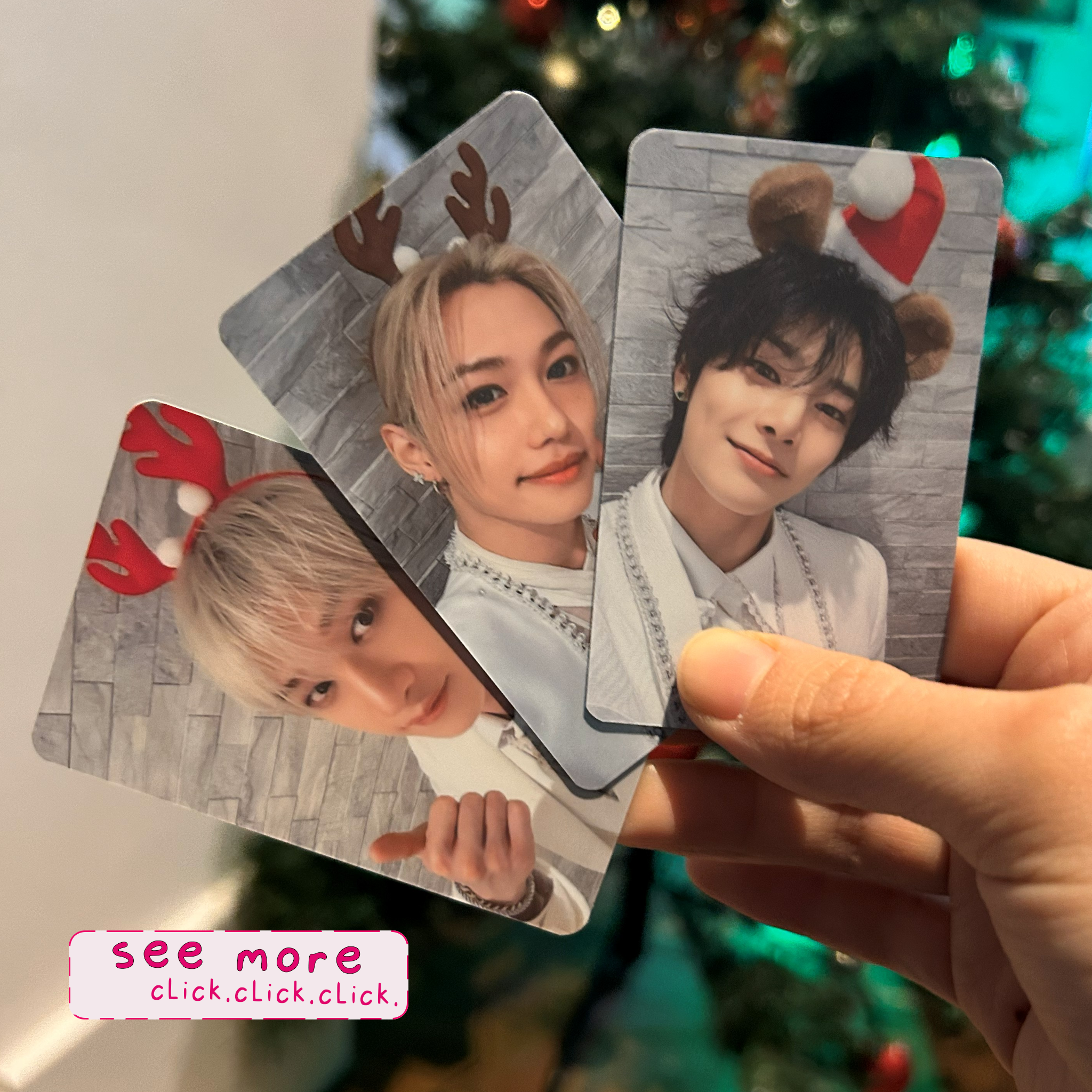 Skz - Handmade photocards kpop inspired - Christmas Calendar Bias Set