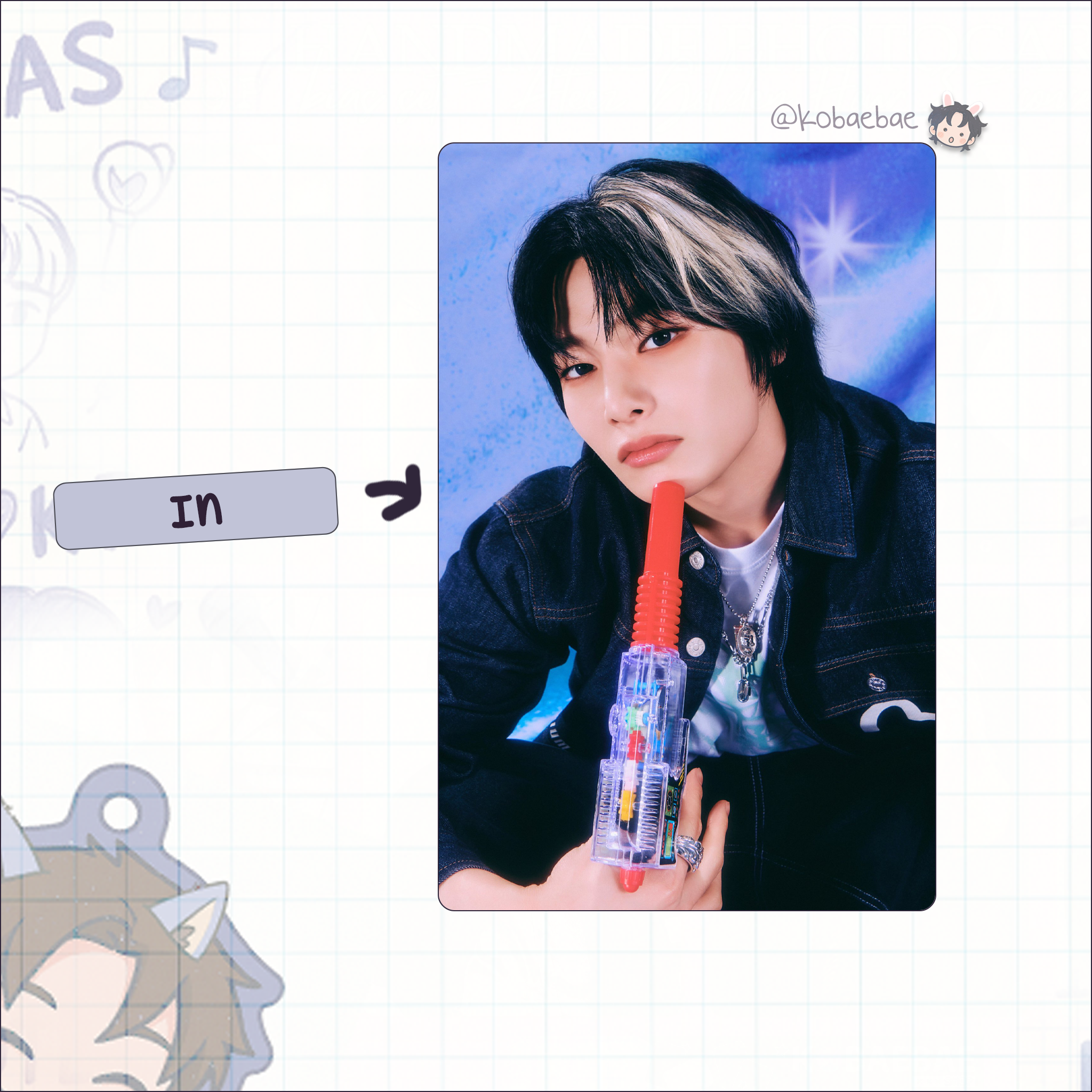 Skz - S.G. Handmade photocards kpop inspired - Street Kids Bias set